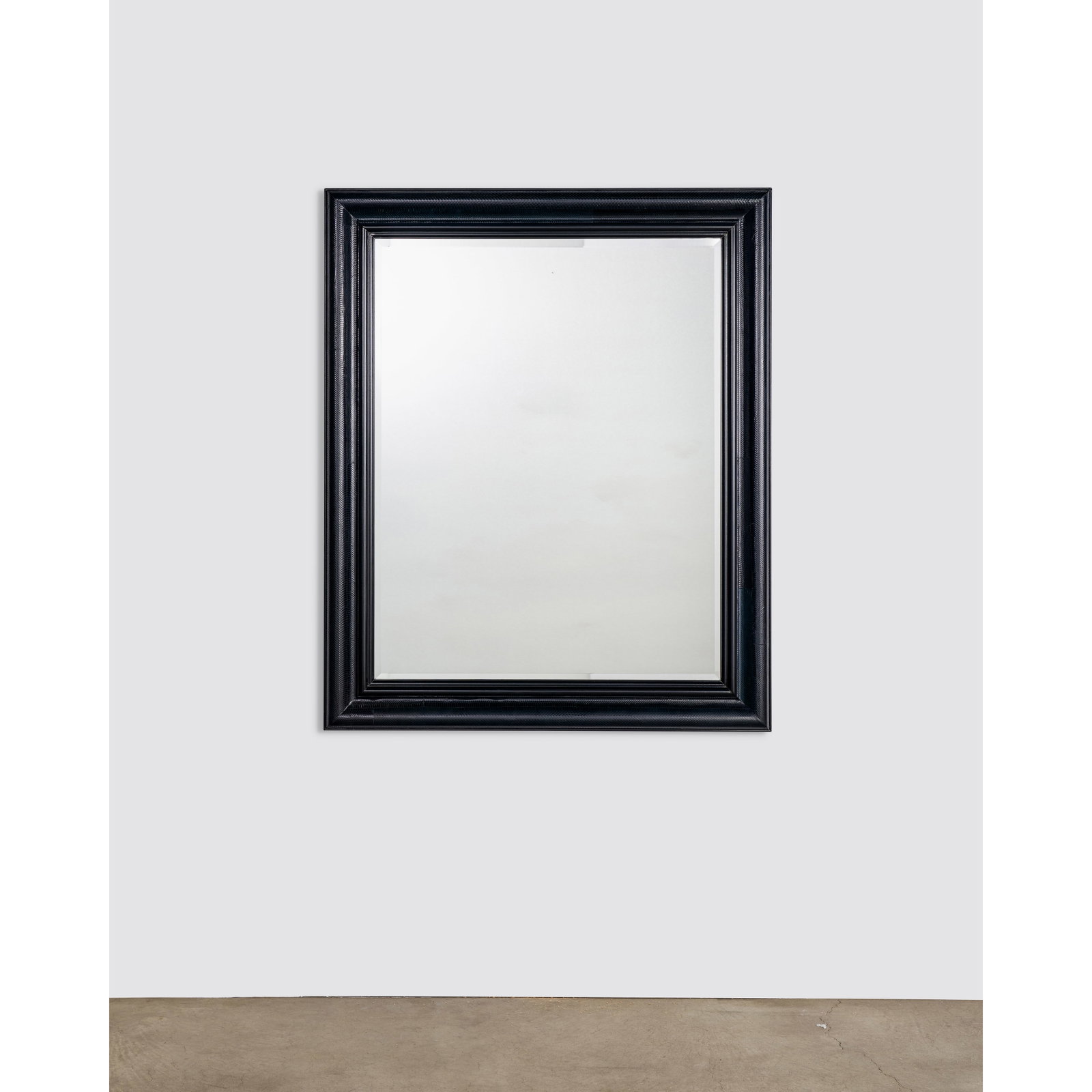 KARL SPRINGER (1931-1991) Large 'Half Round Molding' Wall Mirrorcirca 1970for Karl Springer Ltd.... (1 of 1)