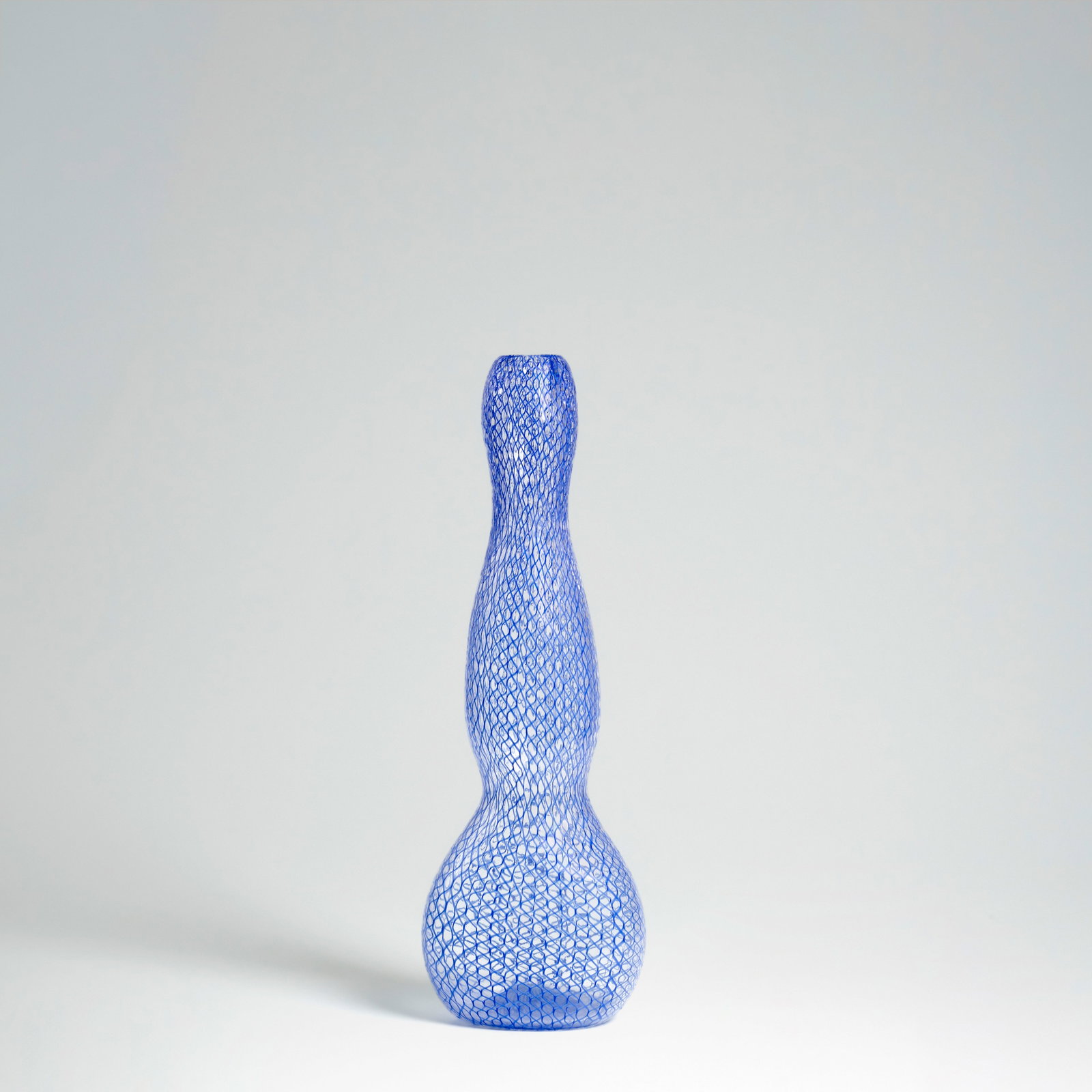 DINO MARTENS (1894-1969) Rare Monumental 'Zanfirico a Trina' Vase1958for Aureliano Toso, interna...: DINO MARTENS (1894-1969) Rare Monumental 'Zanfirico a Trina' Vase 1958 for Aureliano Toso, internally decorated glass with zanfirico canes height 17 1/4in (44cm); width 6in (15cm); depth 3 1/2in (9cm)