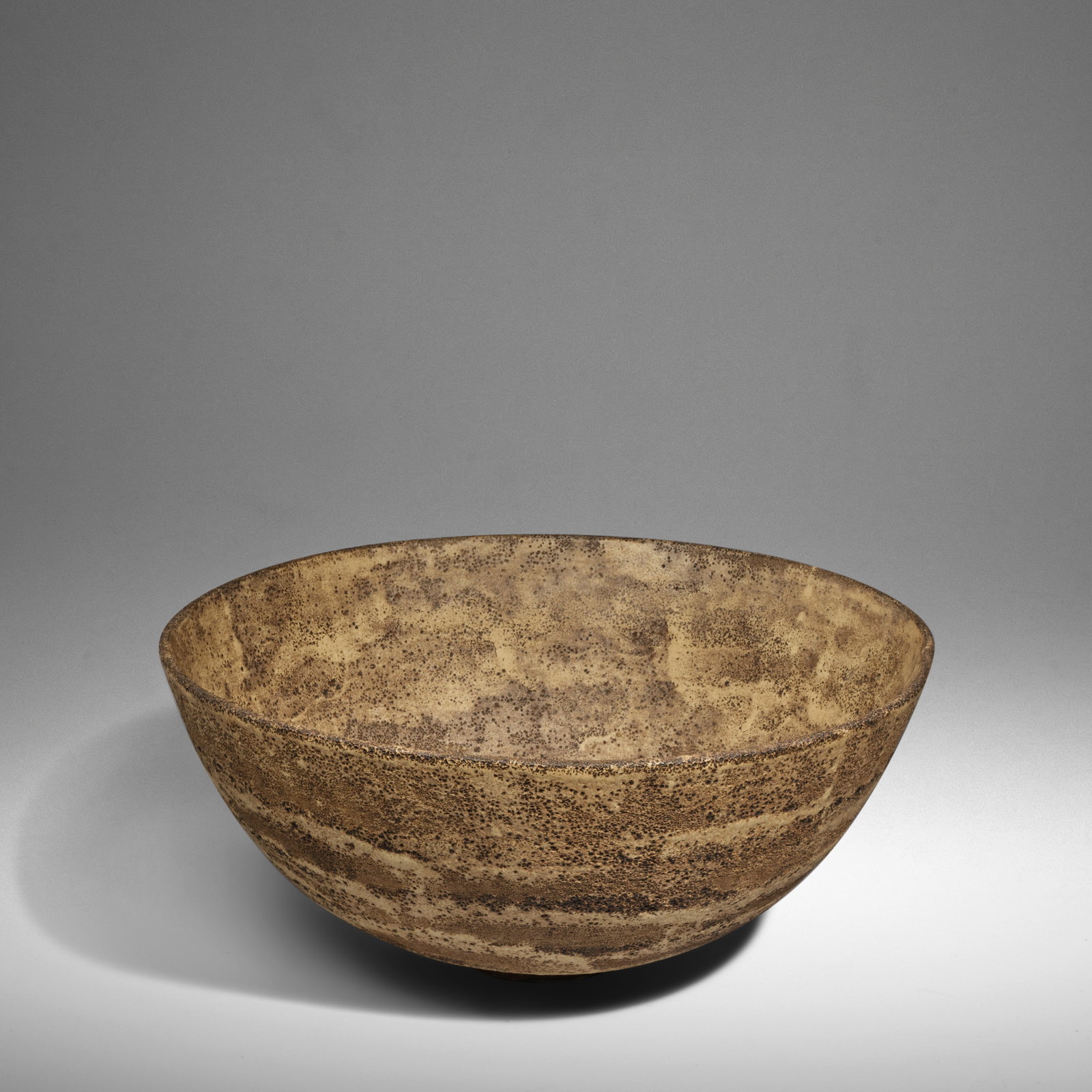 GERTRUD (1908-1971) AND OTTO NATZLER (1908-2007) Important Monumental Crater-glazed Bowl1958crat... (1 of 1)