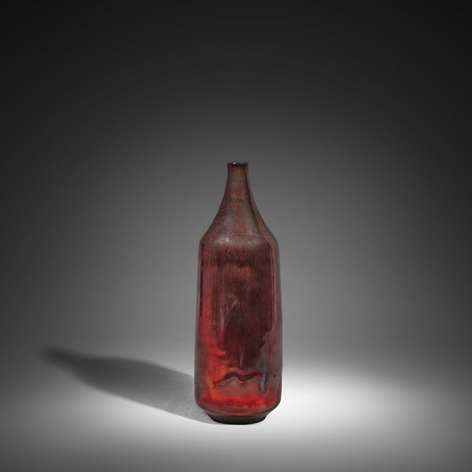 GERTRUD (1908-1971) AND OTTO NATZLER (1908-2007) Bottle Form Vasecirca 1955glazed earthenware, s... (1 of 1)
