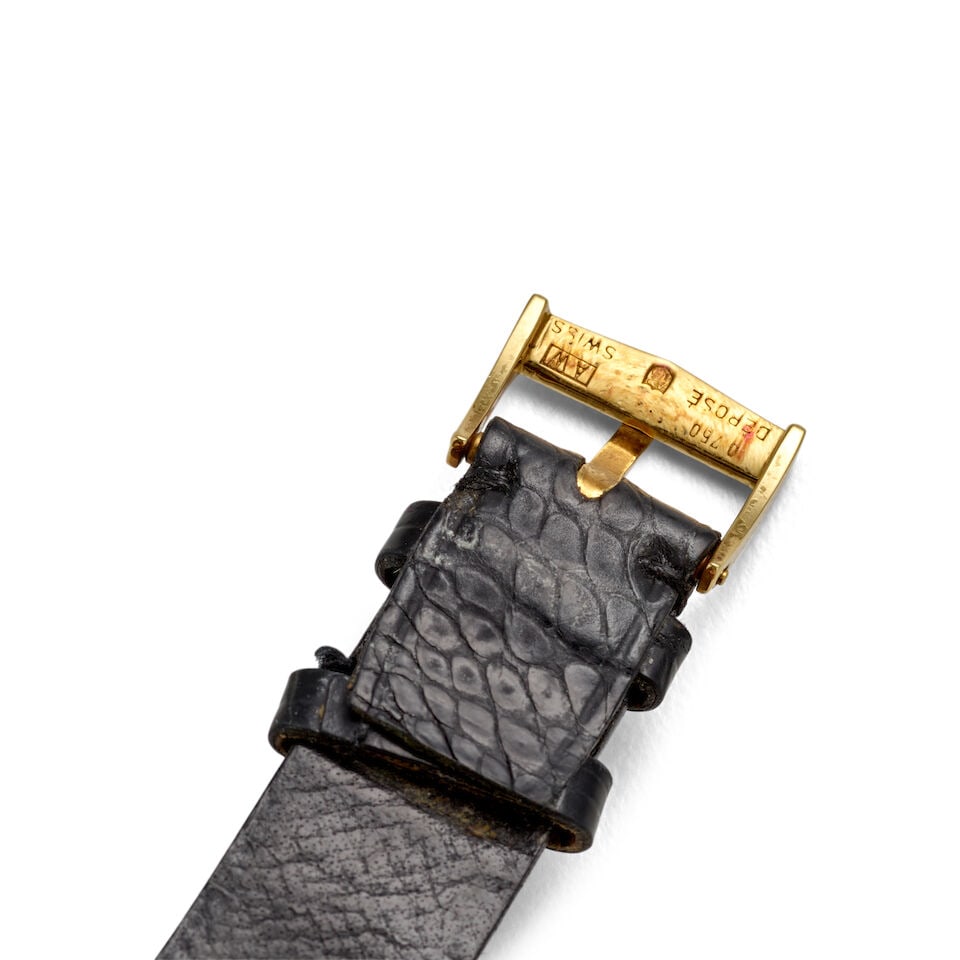 AUDEMARS PIGUET. AN ULTRA THIN 18K GOLD MANUAL WIND WRISTWATCHRef: 5043BA, c. 1960s - 2