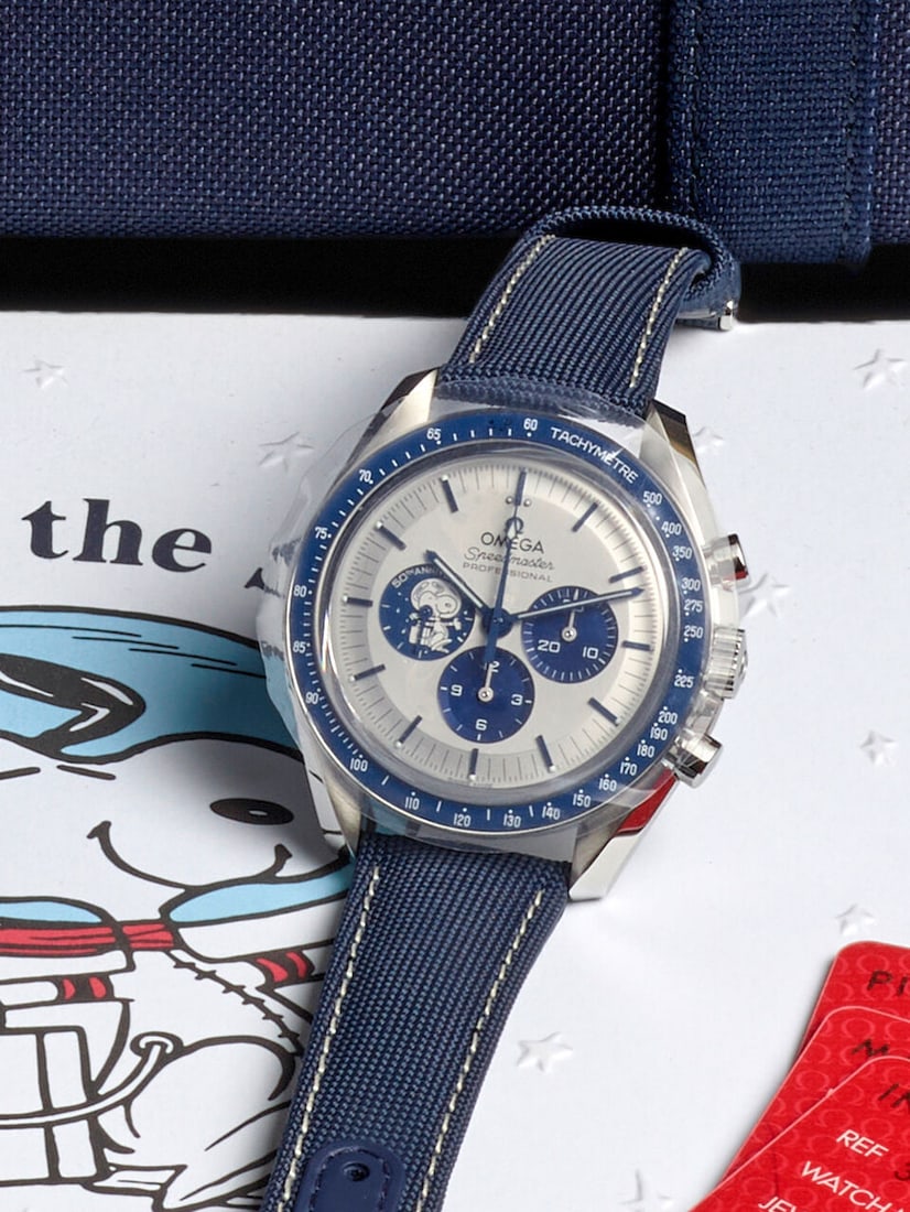 OMEGA. A NEW OLD STOCK STAINLESS STEEL MANUAL WIND CHRONOGRAPH WRISTWATCH Speedmaster 'Silver Sn... - 5