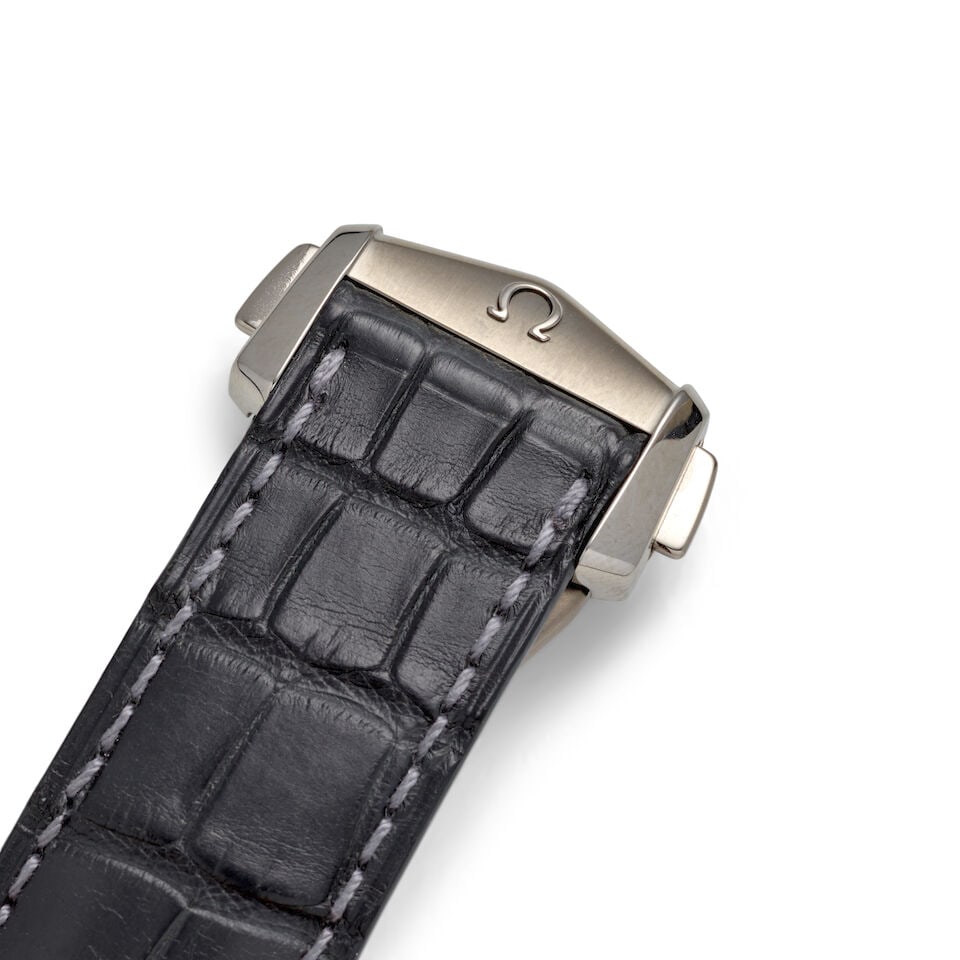 OMEGA. A LIMITED EDITION TITANIUM MANUAL WIND CHRONOGRAPH WRISTWATCH Speedmaster 'Apollo 11 45th... - 2