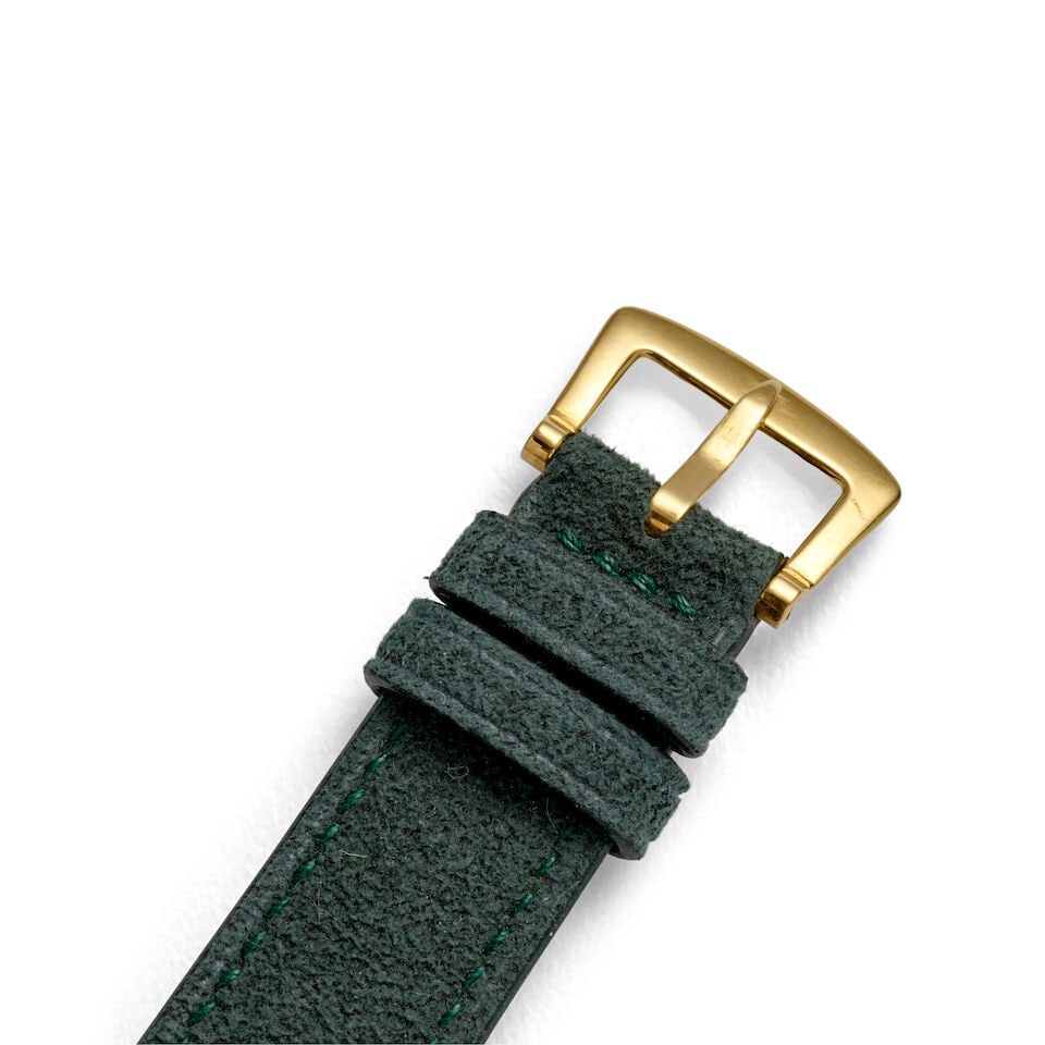 PATEK PHILIPPE. AN 18K GOLD MANUAL WIND WRISTWATCHRef: 590, c. 1945 - 3