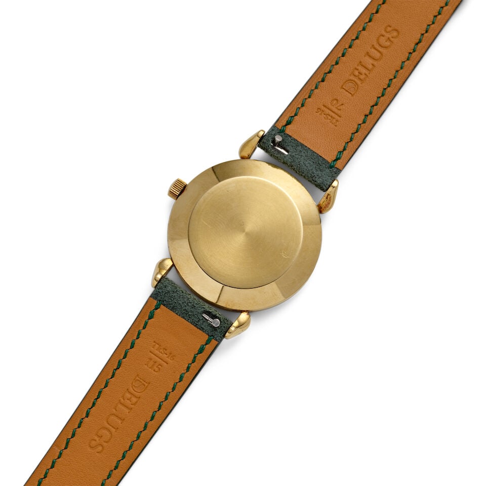 PATEK PHILIPPE. AN 18K GOLD MANUAL WIND WRISTWATCHRef: 590, c. 1945 - 4
