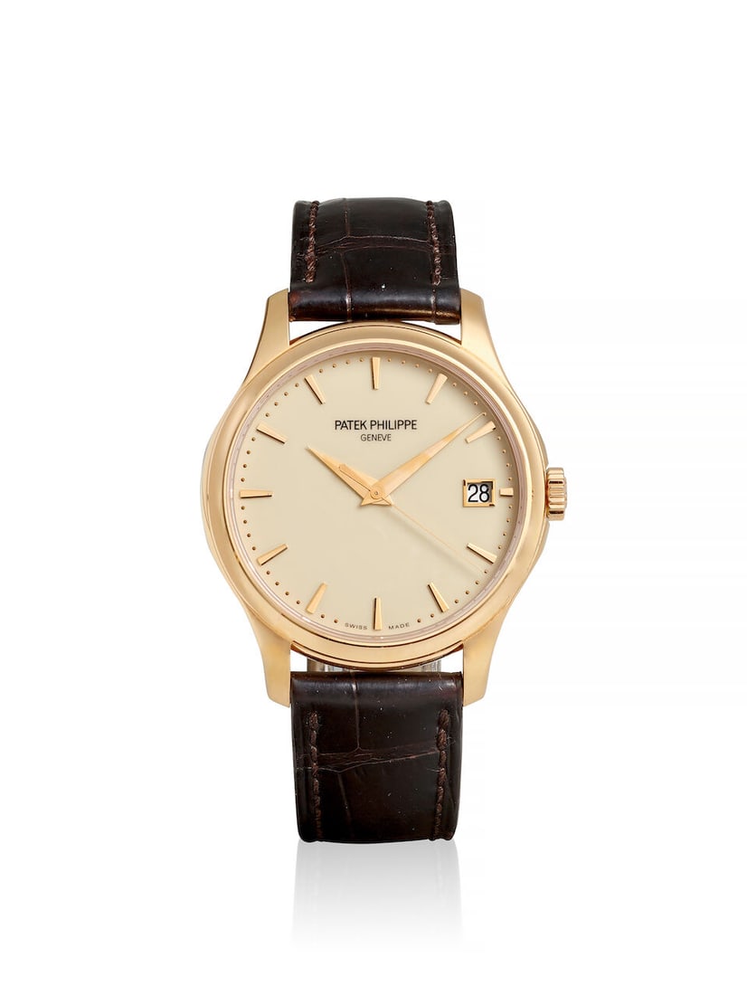 PATEK PHILIPPE. AN 18K ROSE GOLD AUTOMATIC CALENDAR WRISTWATCH Calatrava, Ref: 5227R-001, Purcha... - 2