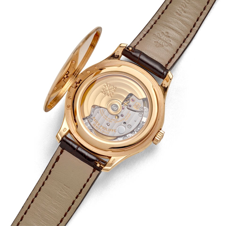 PATEK PHILIPPE. AN 18K ROSE GOLD AUTOMATIC CALENDAR WRISTWATCH Calatrava, Ref: 5227R-001, Purcha... - 3