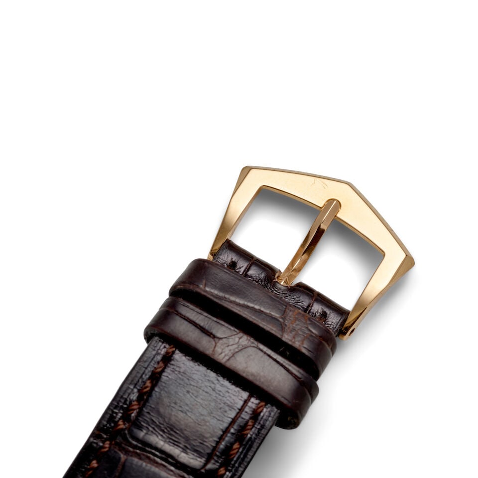 PATEK PHILIPPE. AN 18K ROSE GOLD AUTOMATIC CALENDAR WRISTWATCH Calatrava, Ref: 5227R-001, Purcha... - 5