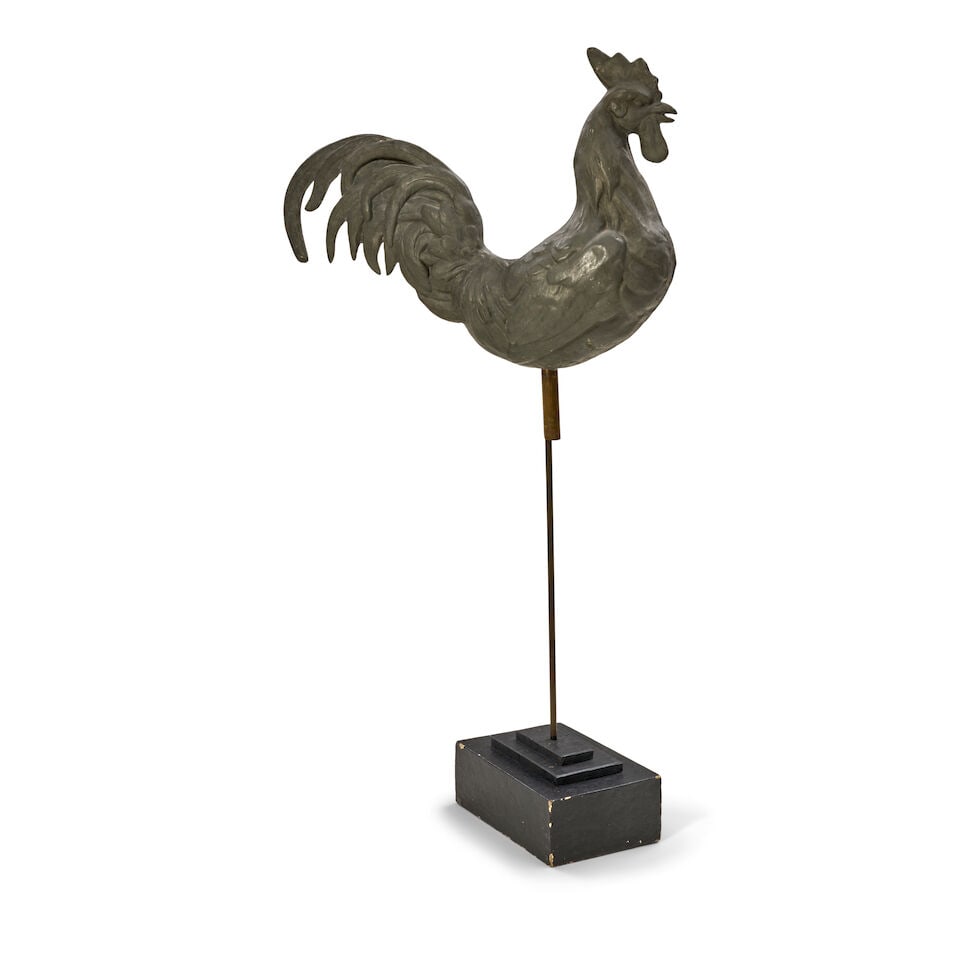 Cast Zinc Rooster Weathervane probably United States, c. 1900 - 2