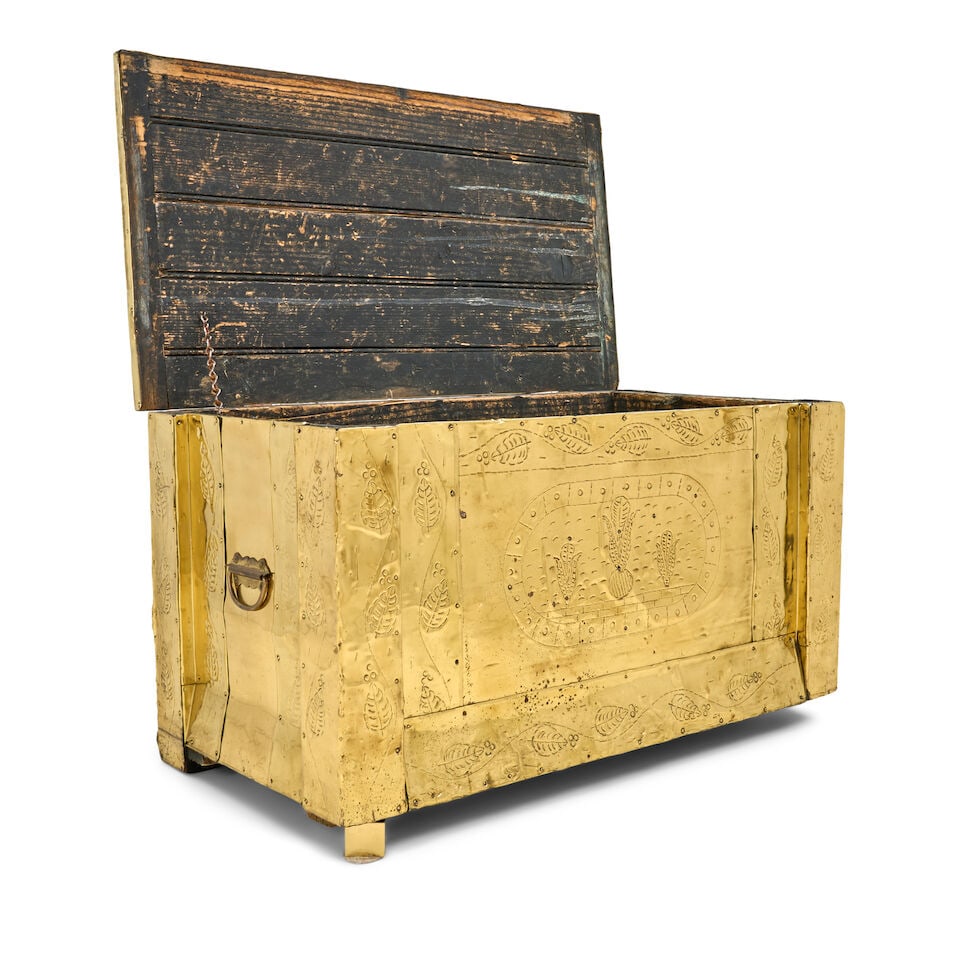 Brass-covered Chest 20th century - 3