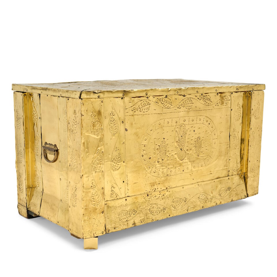 Brass-covered Chest 20th century - 5