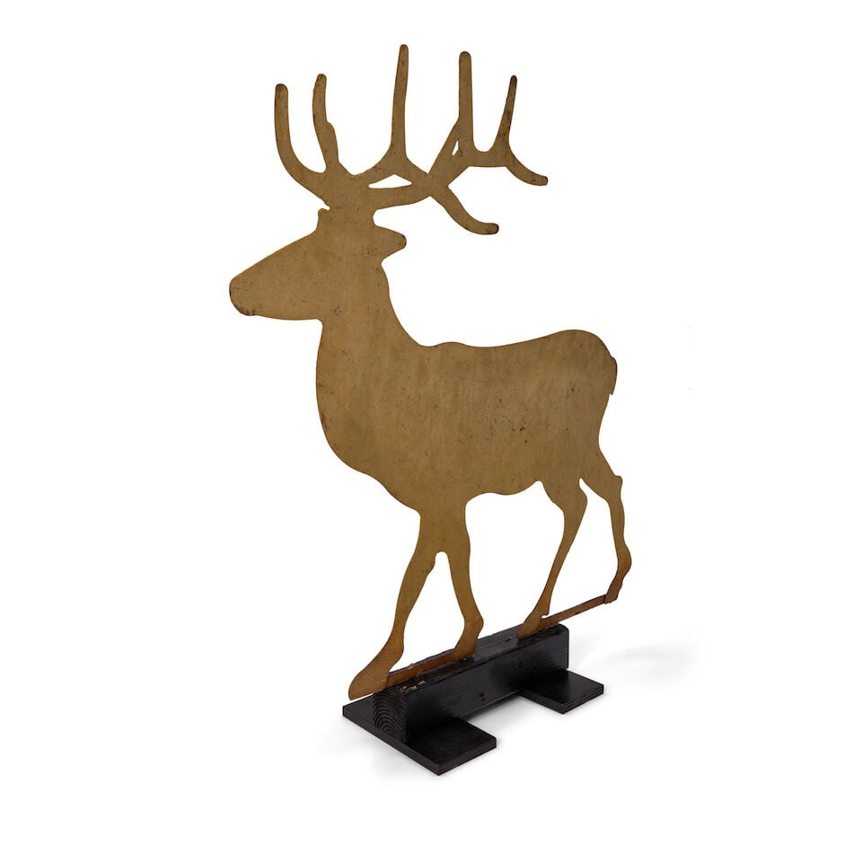 Sheet Iron Figure of a Stag North America, 20th century - 2