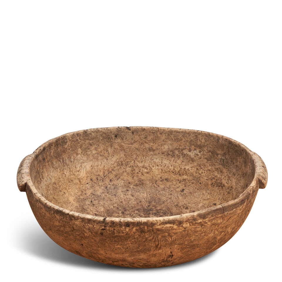 Burl Bowl with Lug Handles - 2