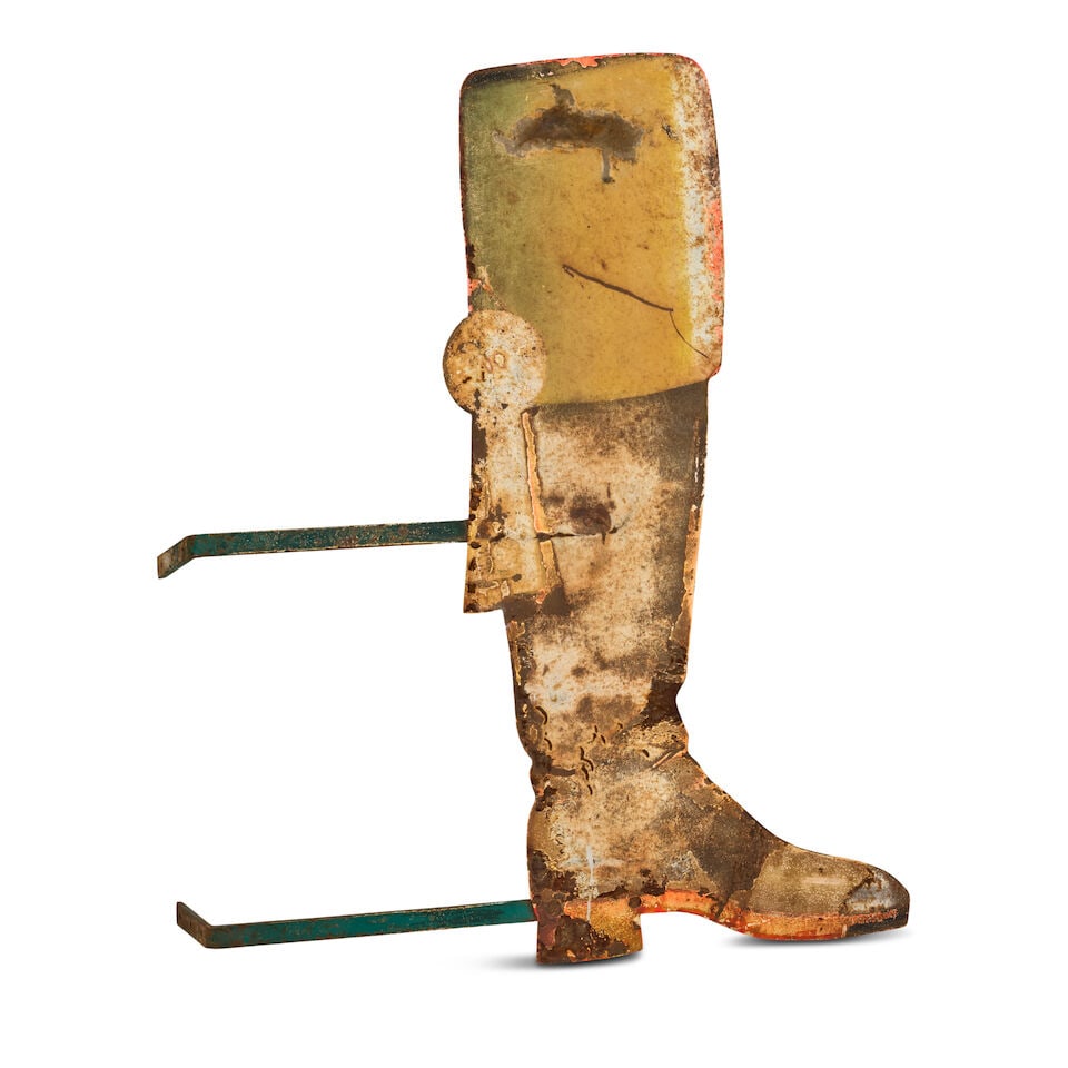 Sheet Iron Boot Trade Sign North America, 20th century - 2
