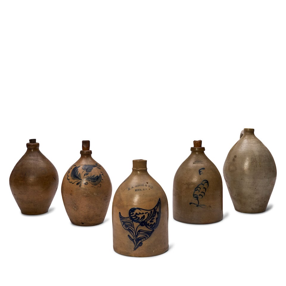 Group of Five Stoneware Jugs United States, late 19th/early 20th century - 2