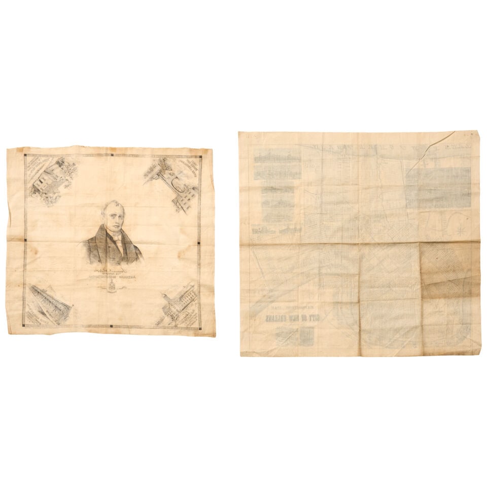 Two Printed Textiles New Orleans, Louisiana, and Cranston, Rhode Island, late 19th century - 2