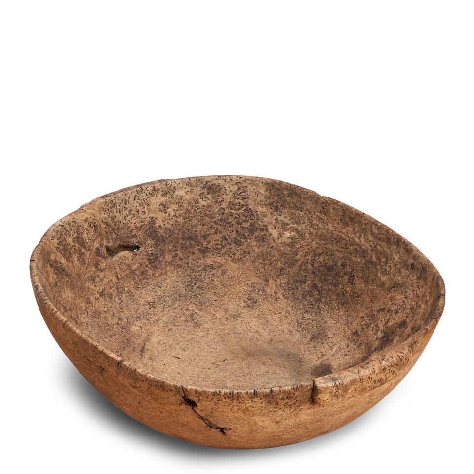 Burl Bowl with Lug Handles - 2
