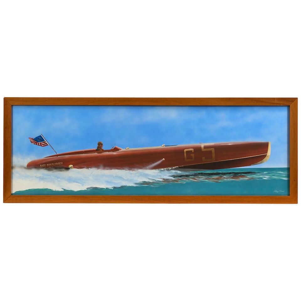 Philippe Conrad (French, born 1949) The Baby Bootlegger 31 x 95 1/2 in. (79 x 243 cm.) - 3