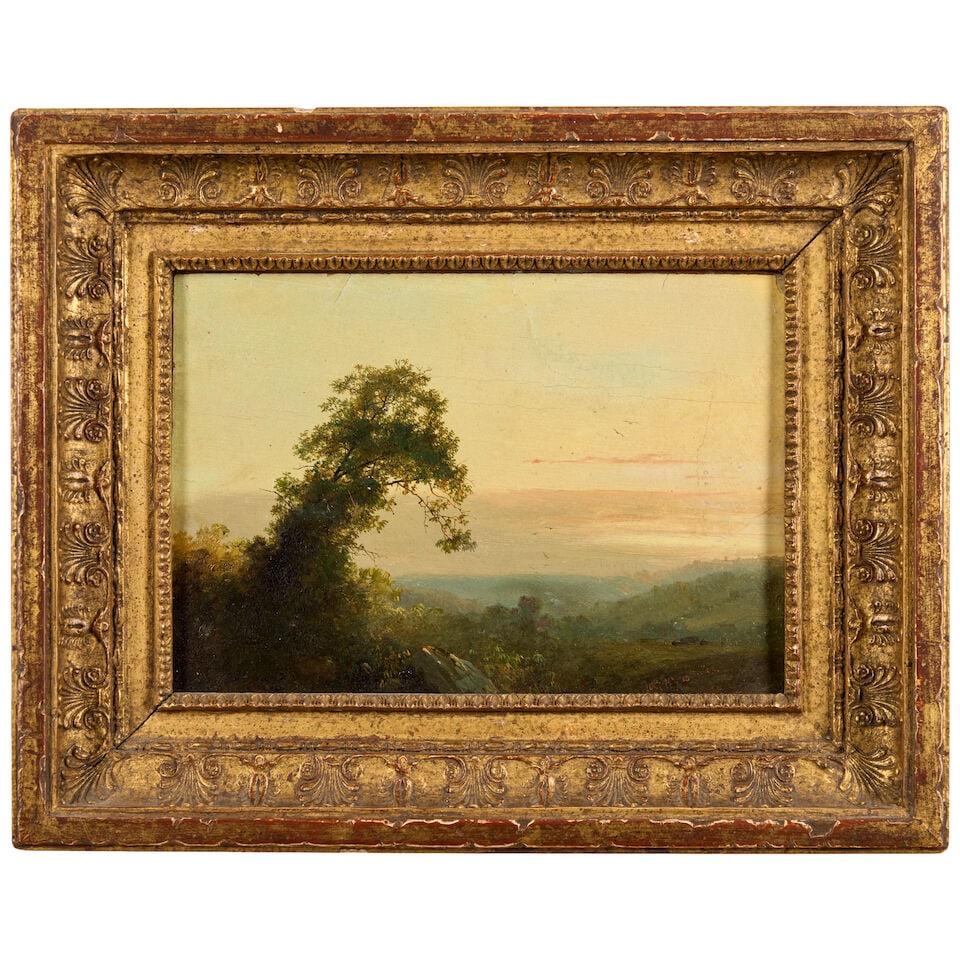 JOHN FREDERICK KENSETT (1816-1872) Catskill Landscape 7 1/2 x 10 1/2 in. (19.1 x 26.7 cm.) (Exec... - 2
