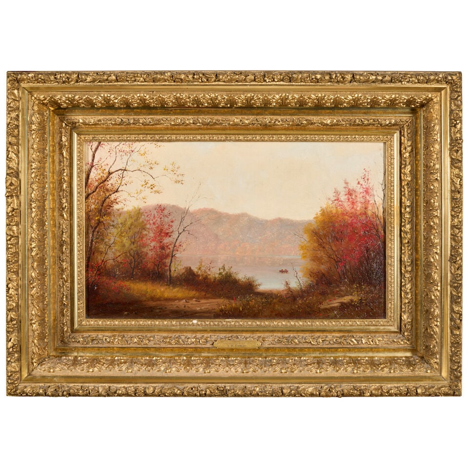 JAMES WILLIAM EMBURY (1830-1889) Crossing the River 12 x 20 in. (30.5 x 50.8 cm.) (Executed in 1... - 4