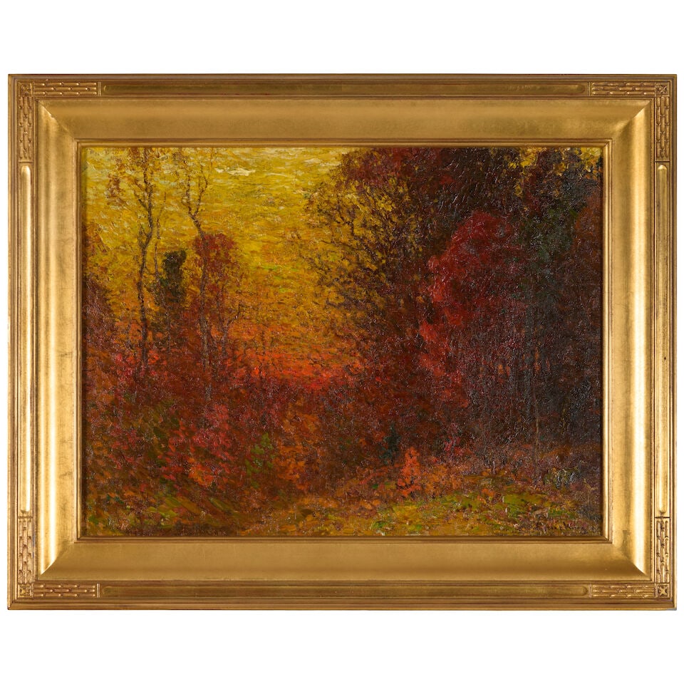 JOHN JOSEPH ENNEKING (1841-1916) Sunset in Late Autumn 18 x 24 in. (45.7 x 61 cm.) (Painted in 1... - 2