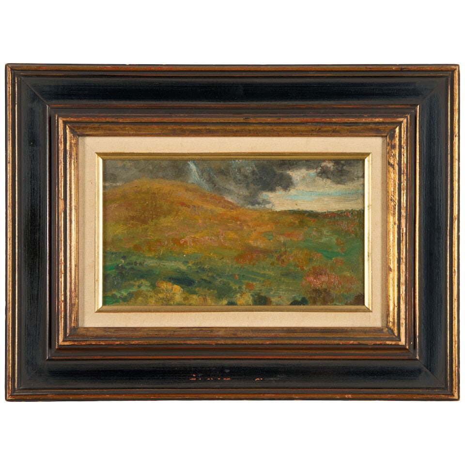 Arthur Bowen Davies (1862-1928) Landscape 5 3/8 x 9 3/8 in. (13.7 x 24 cm.) - 3