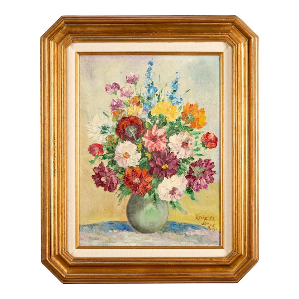 LOIS MAILOU JONES (1905-1998) Floral Still Life 18 x 16 in. (45.7 x 40.6 cm.) - 2