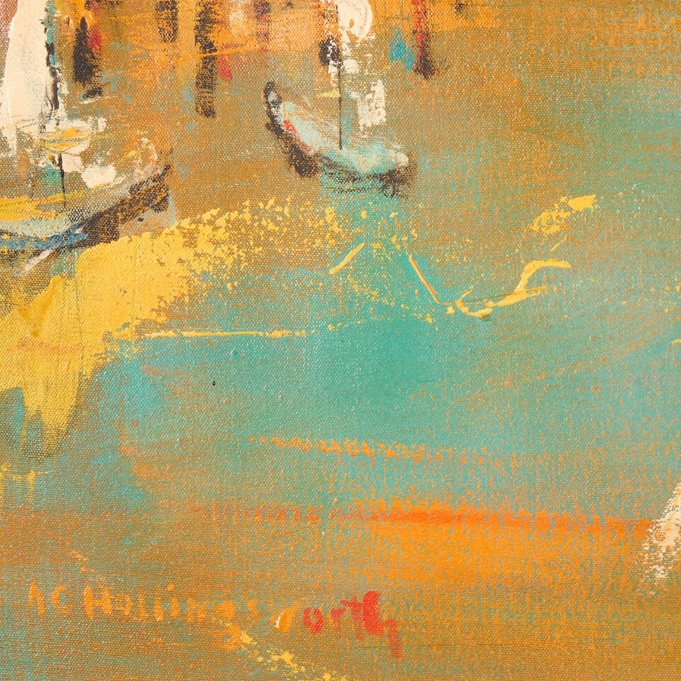 ALVIN CARL HOLLINGSWORTH (1928-2000) Seascape 30 x 40 in. (76.2 x 101.6 cm.) (Painted circa 1975.) - 2
