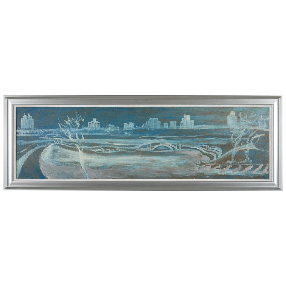 JOSEPH DELANEY (1904-1991) Bridge in Winter, Central Park 11 1/2 x 40 1/2 in. (29.2 x 102.8 cm.) - 3