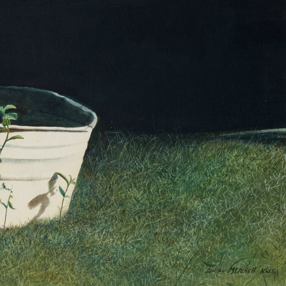 DEAN LAMONT MITCHELL (born 1957) Out of Service 10 x 24 1/2 in. (25.4 x 36.8 cm.) - 2