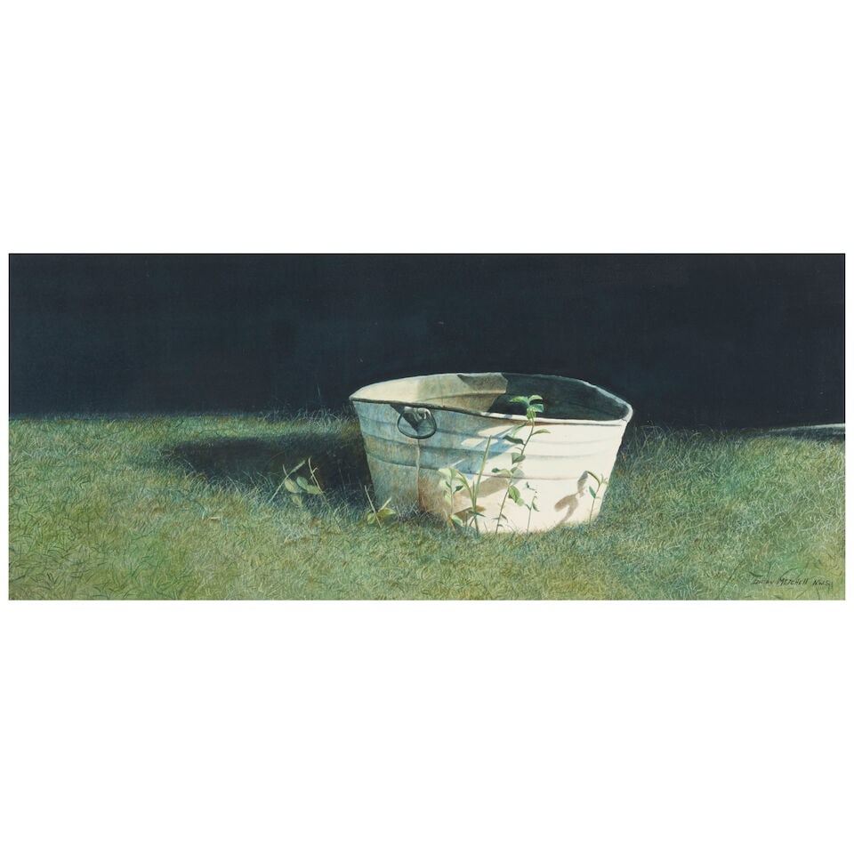 DEAN LAMONT MITCHELL (born 1957) Out of Service 10 x 24 1/2 in. (25.4 x 36.8 cm.) - 4
