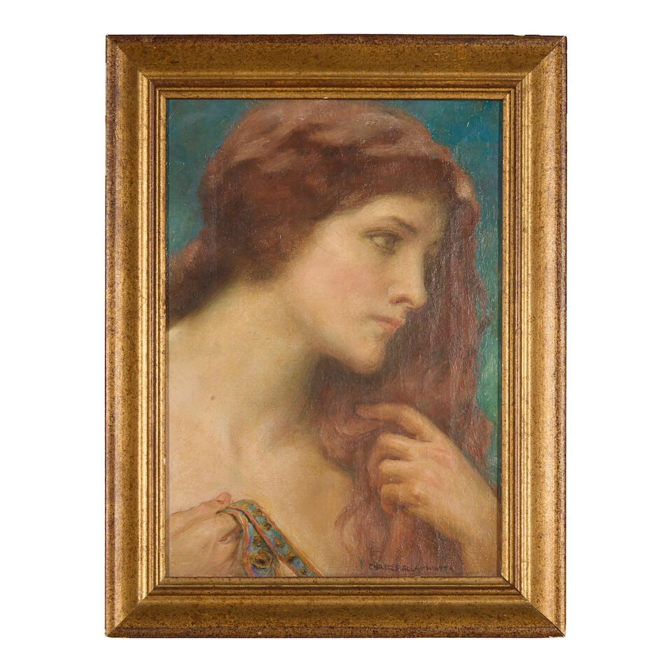 CHARLES ALLAN WINTER (1869-1942) Portrait of a Woman 14 x 10 in. (35.7 x 25.5 cm.) - 3
