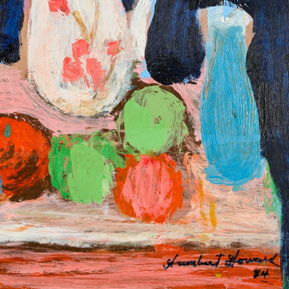 HUMBERT HOWARD (1905-1990) Still Life with Watermelon 20 1/2 x 31 1/2 in. (52 x 80 cm.) (Painted... - 2