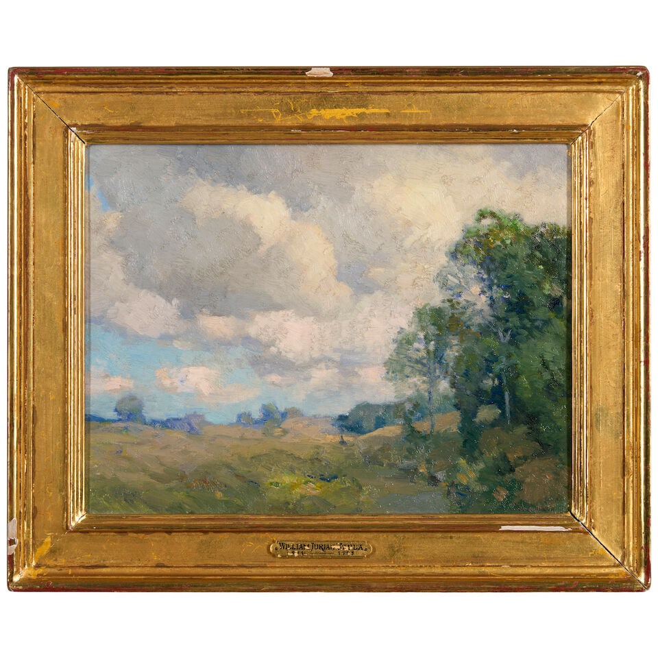 WILLIAM JURIAN KAULA (1871-1953) Rolling Hills Under Billowing Clouds 10 x 13 in. (25.4 x 33 cm.) - 3