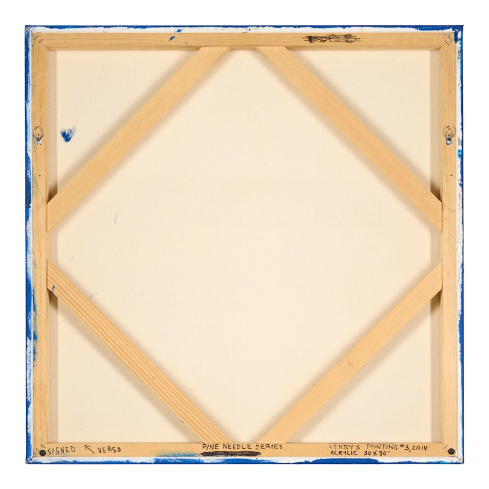 FREDDIE STYLES (born 1944) Kerry's Painting #3 (from Pine Needle Series) 30 x 30 in. (76.2 x 76.... - 2