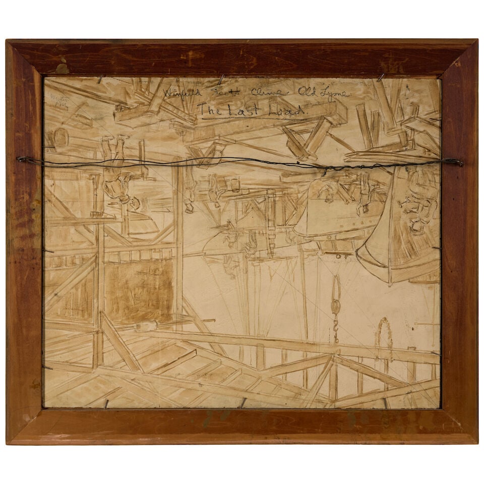 WINFIELD SCOTT CLIME (1881-1958) The Last Load 20 x 24 in. (50.8 x 60.9 cm.) - 2