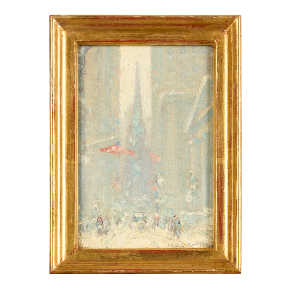 JOHANN BERTHELSEN (1883-1972) Trinity Church 6 x 4 in. (15.2 x 10.2 cm.) - 3