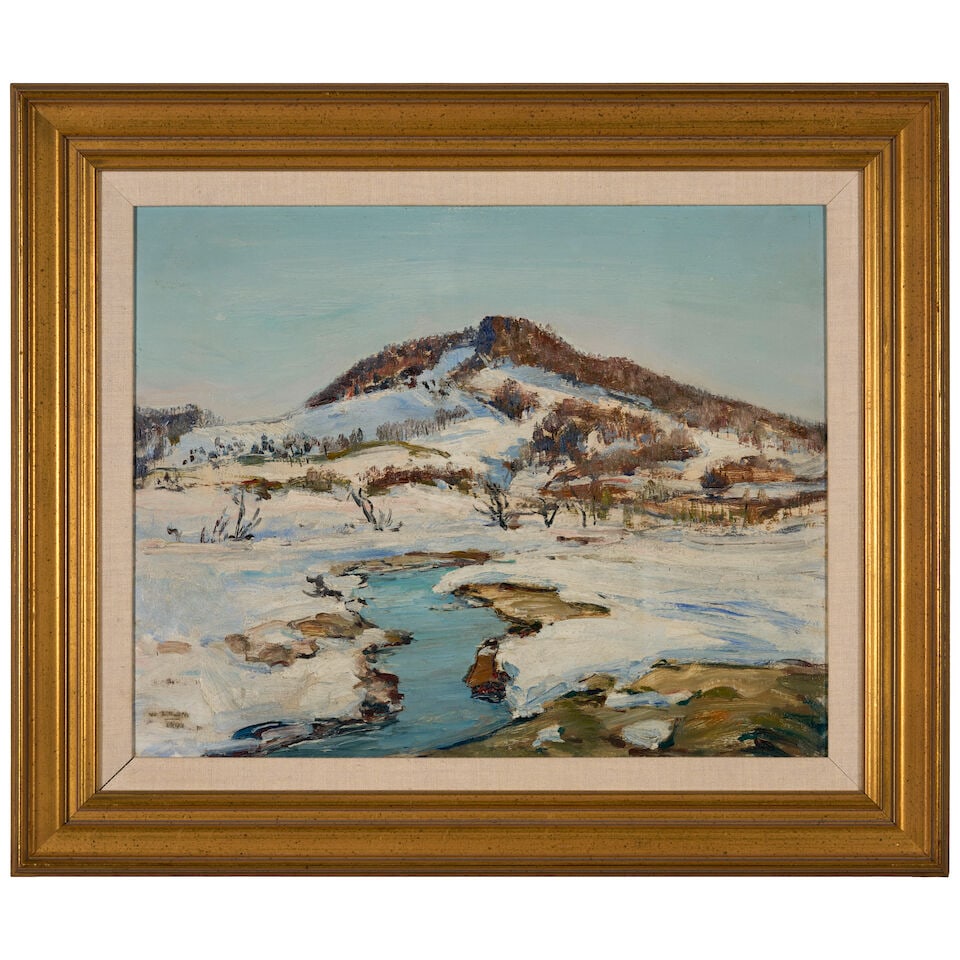 WALTER EMERSON BAUM (1884-1956) The Pinnacle 16 1/2 x 20 1/4 in. (41.9 x 51.4 cm.) (Painted in 1... - 4