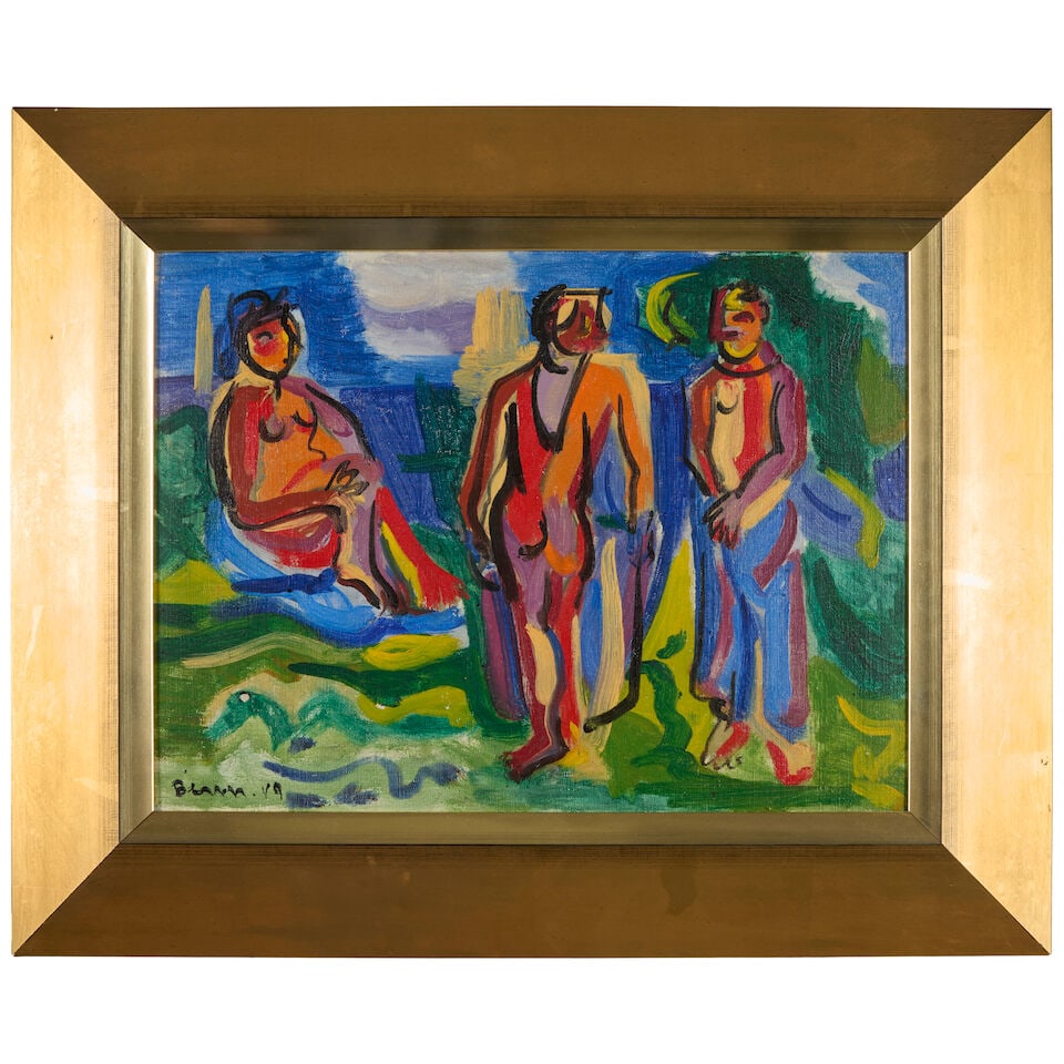 BEN BENN (1884-1983) Three 12 x 16 in. (30.5 x 40.6 cm.) (Painted in 1949.) - 2