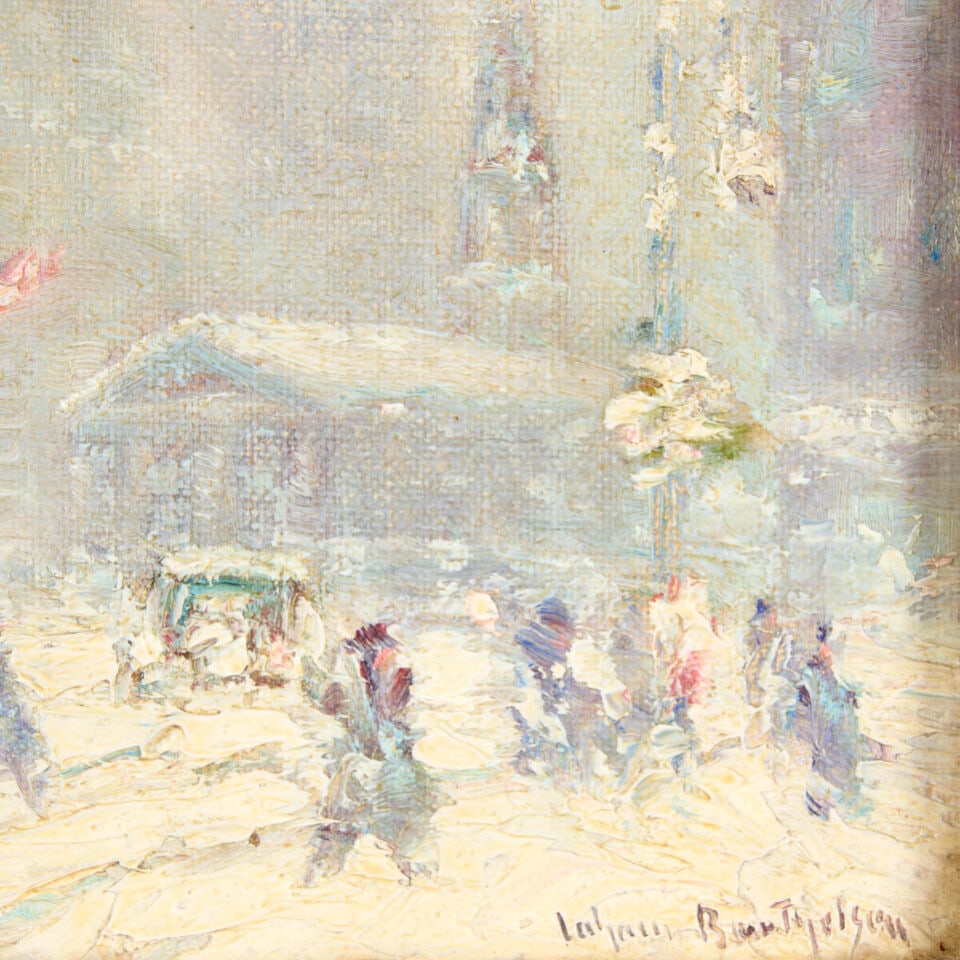 JOHANN BERTHELSEN (1883-1972) St. Paul's Chapel 6 x 4 in. (15.2 x 10.2 cm.) - 5