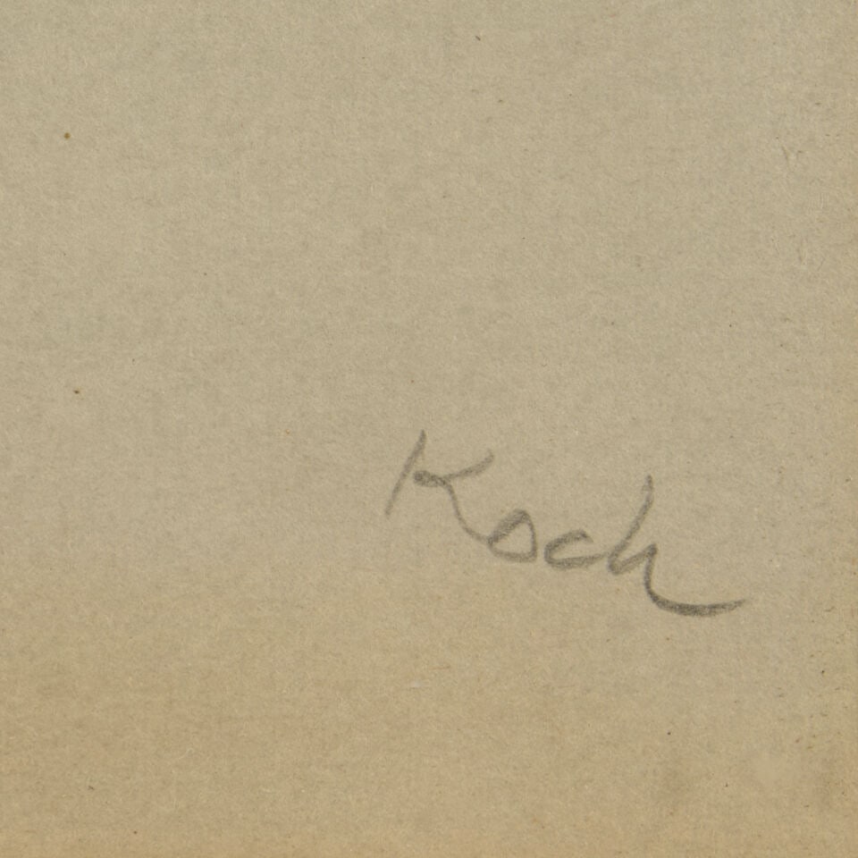 JOHN KOCH (1909-1978) Untitled (Two Studies of Patricia Windrow Klein) sight 11 1/4 x 4 in. (28.... - 2