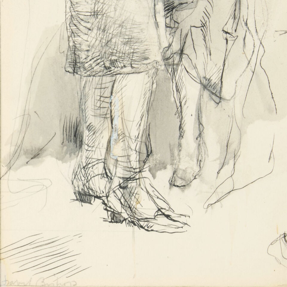 ISABEL BISHOP (1902-1988) Straphanger 14 1/4 x 8 3/4 in. (36.1 x 22.2 cm.) (Executed circa 1941.) - 2