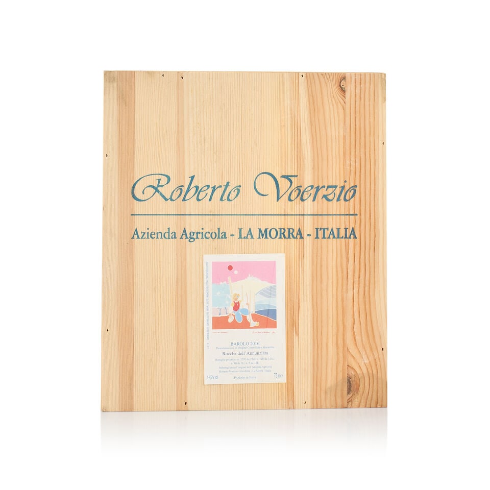 Roberto Voerzio, Barolo, Rocche dell'Annunziata, 2016 (6 x 750ml): Roberto Voerzio, Barolo, Rocche dell'Annunziata, 2016 (6 x 750ml) Region: Piedmont Fill Level: 6x into neck Packaging: original wooden case Miscellaneous: not open Alcohol Content: 14.5% This lot is