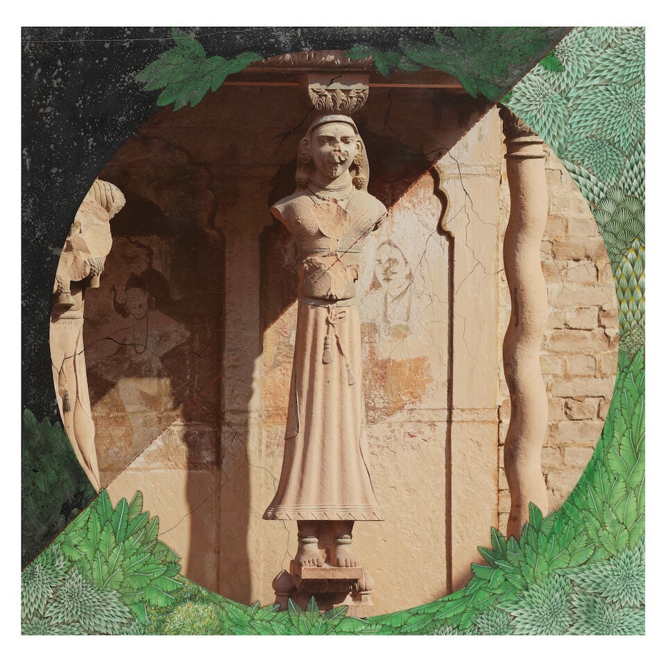 Waseem Ahmed (B.1976) Untitled (Temple) (1 of 3)