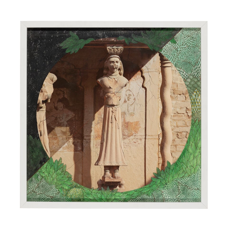 Waseem Ahmed (B.1976) Untitled (Temple) - 2