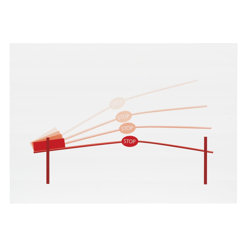 Bani Abidi (B.1971) Flailing Barriers each 42 x 59.4 cm (16 9/16 x 23 3/8 inches) (Executed in 2... - 5