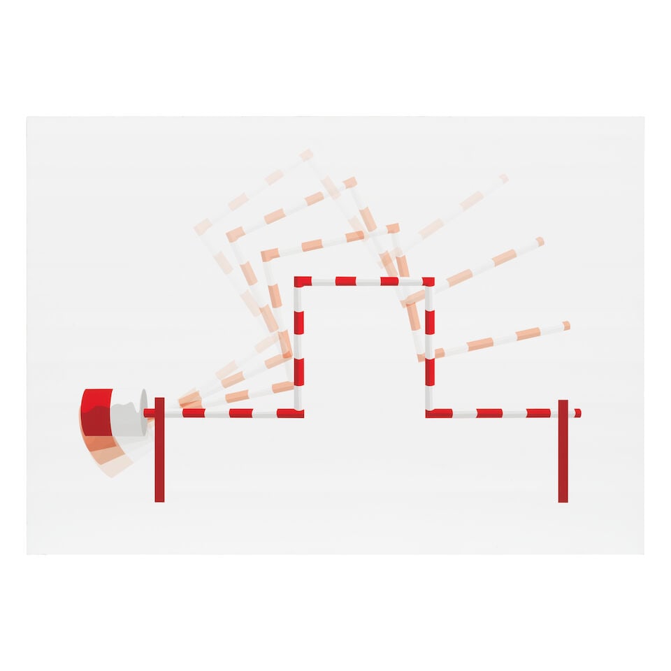 Bani Abidi (B.1971) Flailing Barriers each 42 x 59.4 cm (16 9/16 x 23 3/8 inches) (Executed in 2... - 6