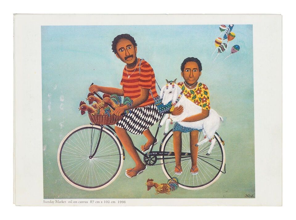 Nayanaa Kanodia (B.1950) Sunday Market - 5