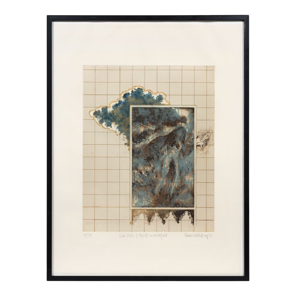 Zahoor ul Akhlaq (1944-1999) Radio Photo of Objects Unidentified (sheet 75 x 55 cm) - 2