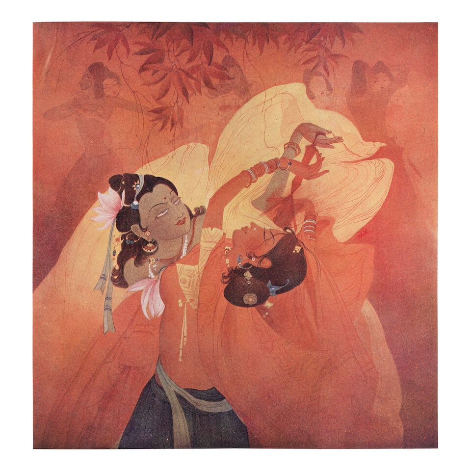 In the style of Abdur Rahman Chughtai (1897-1975) Chughtai's Indian Paintings - 3